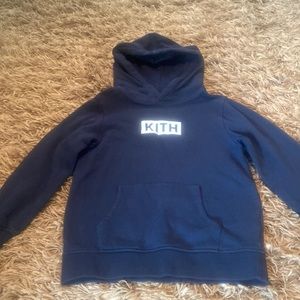 Youth Kith navy hoodie size 8/9